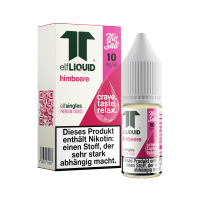 elfLIQUID - elfsingles - 10ml NicSalt Liquid 10mg - Himbeere