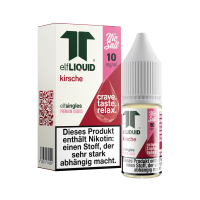 elfLIQUID - elfsingles - 10ml NicSalt Liquid 10mg - Kirsche