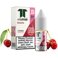 elfLIQUID - elfsingles - 10ml NicSalt Liquid 20mg - Kirsche