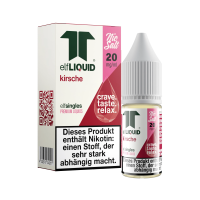 elfLIQUID - elfsingles - 10ml NicSalt Liquid 20mg - Kirsche