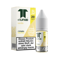 elfLIQUID - elfsingles - 10ml NicSalt Liquid 20mg - Vanille