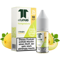 elfLIQUID - elfsingles - 10ml NicSalt Liquid 10mg - Honigmelone