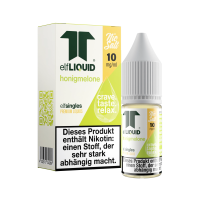 elfLIQUID - elfsingles - 10ml NicSalt Liquid 10mg - Honigmelone