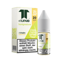 elfLIQUID - elfsingles - 10ml NicSalt Liquid 20mg - Honigmelone