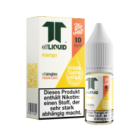 elfLIQUID - elfsingles - 10ml NicSalt Liquid 10mg - Mango