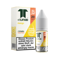 elfLIQUID - elfsingles - 10ml NicSalt Liquid 20mg - Mango