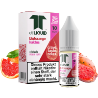 elfLIQUID - elfduals - 10ml NicSalt Liquid 10mg - Blutorange Kaktus