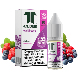 elfLIQUID - elfduals - 10ml NicSalt Liquid 10mg - Waldbeere