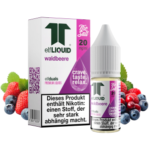 elfLIQUID - elfduals - 10ml NicSalt Liquid 20mg - Waldbeere