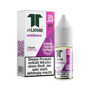 elfLIQUID - elfduals - 10ml NicSalt Liquid 20mg - Waldbeere