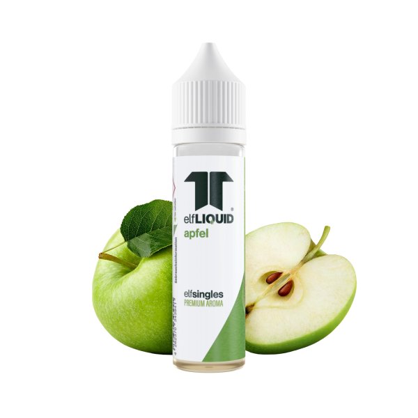 elfLIQUID - elfsingles - 10ml Longfill Aroma - Apfel