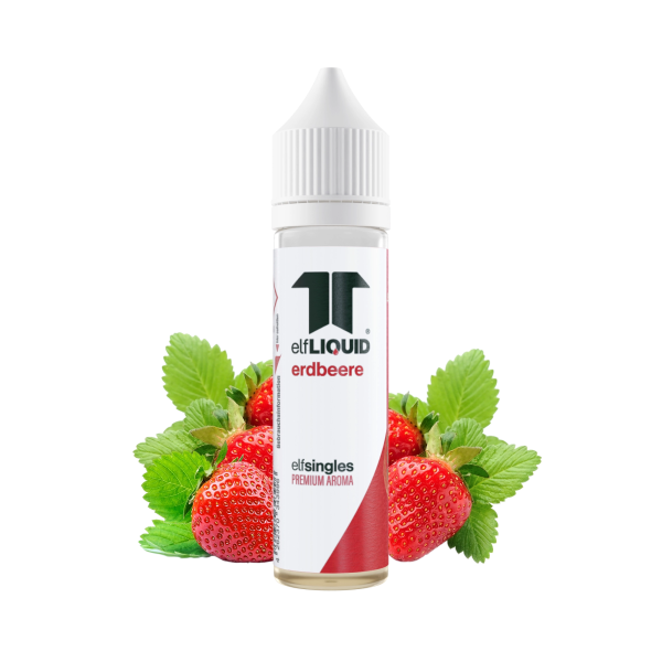 elfLIQUID - elfsingles - 10ml Longfill Aroma - Erdbeere