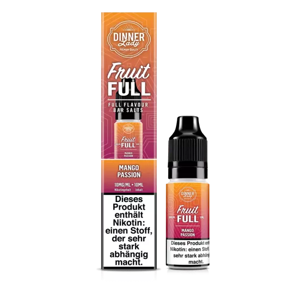 Fruit Full – Dinner Lady Mango Passion 50:50 10ml 10mg