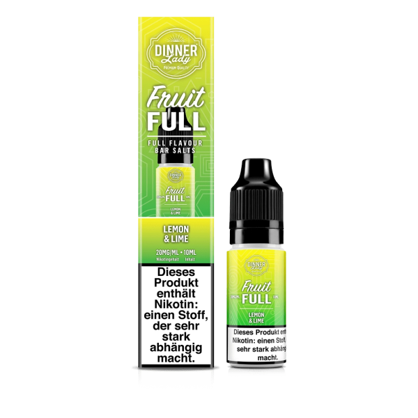 Fruit Full – Dinner Lady Lemon & Lime 50:50 10ml 10mg