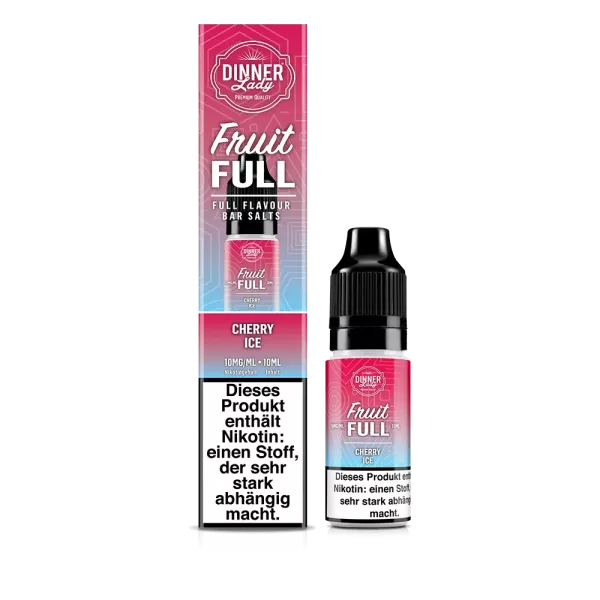 Fruit Full – Dinner Lady Cherry Ice 50:50 10ml 10mg