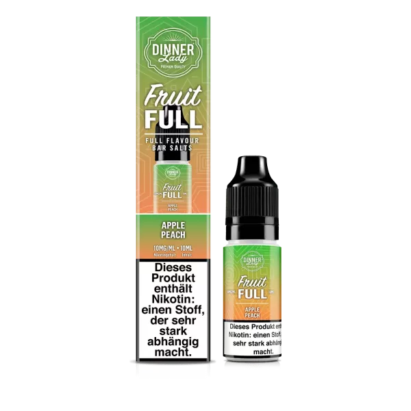 Fruit Full – Dinner Lady Apple Peach 50:50 10ml 10mg