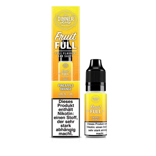 Fruit Full – Dinner Lady Pineapple Orange 50:50 10ml 10mg