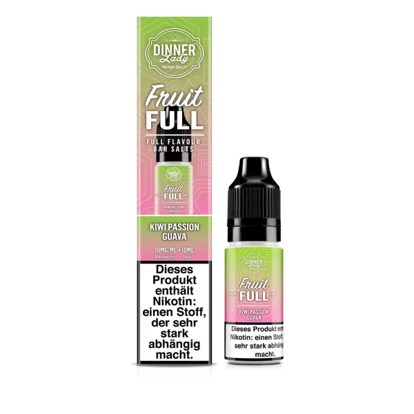 Fruit Full – Dinner Lady Kiwi Passion Guava 50:50 10ml 10mg