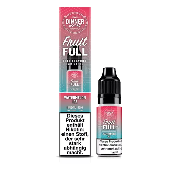 Fruit Full – Dinner Lady Watermelon Ice 50:50 10ml 10mg