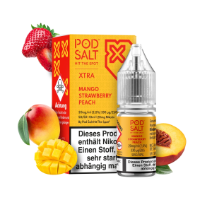 PodSalt Xtra Mango Strawberry Peach 20 mg