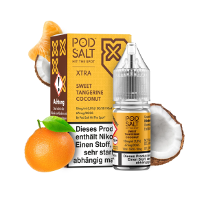 PodSalt Xtra Sweet Tangerine Coconut 10 mg