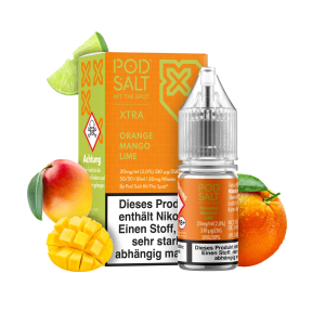 PodSalt Xtra Orange Mango Lime 20 mg