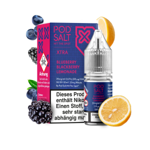 PodSalt Xtra Blueberry Blackberry Lemonade 20 mg