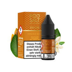 Pod Salt Origin - Virginia Gold 10 ml - 11mg/ml