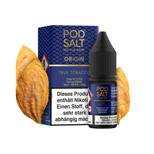 Pod Salt Origin - True Tobacco 10 ml - 11mg/ml