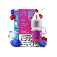 PodSalt Xtra Blue Razz Cherry Blast 20 mg