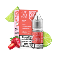 PodSalt Xtra Sweet Strawberry Lemonade 10mg