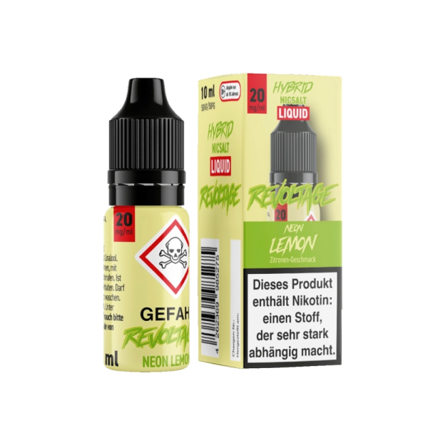 Revoltage Neon Lemon E-Liquid 20mg