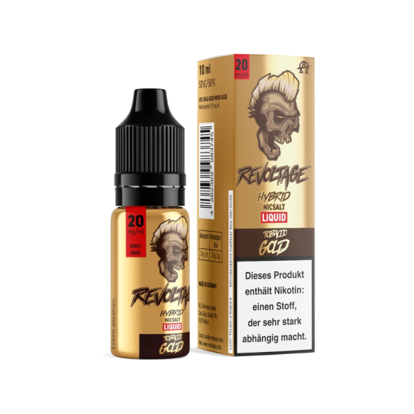 Revoltage Tobacco Gold E-Liquid 20mg