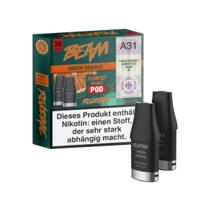 Revoltage Beam Green Orange PreFill Pods 2 ml, 20 mg, 2...