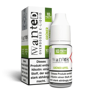 Wanted grüner Apfel 10mg Overdosed 10ml...