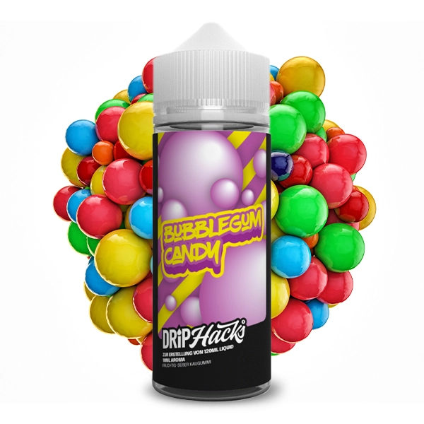 Drip Hacks Bubblegum Candy 10ml in 120ml Flasche