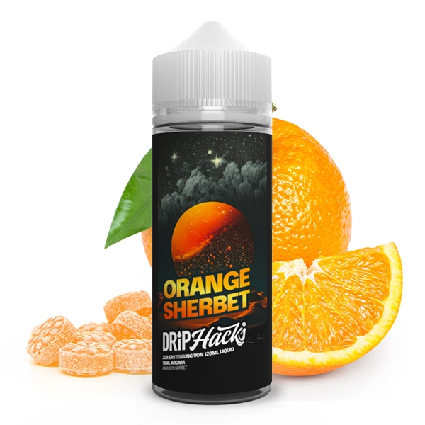 Drip Hacks Orange Sherbet 10ml in 120ml Flasche