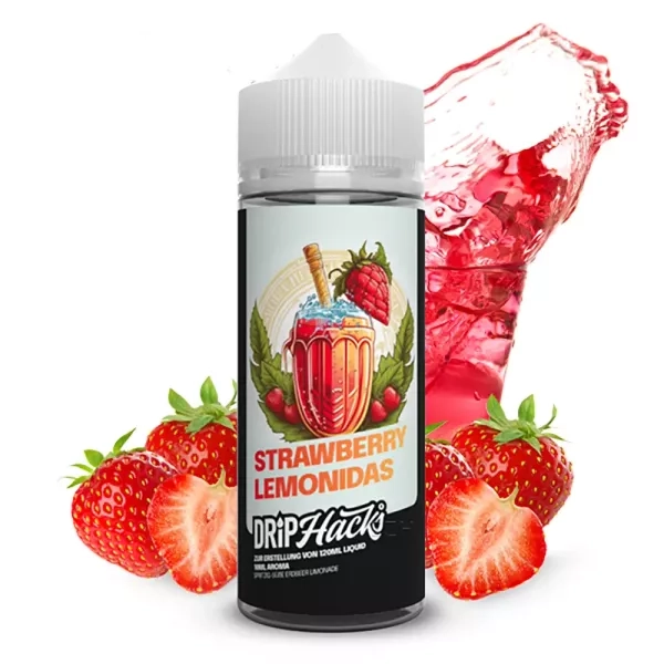 Drip Hacks Strawberry Lemonidas 10ml in 120ml Flasche