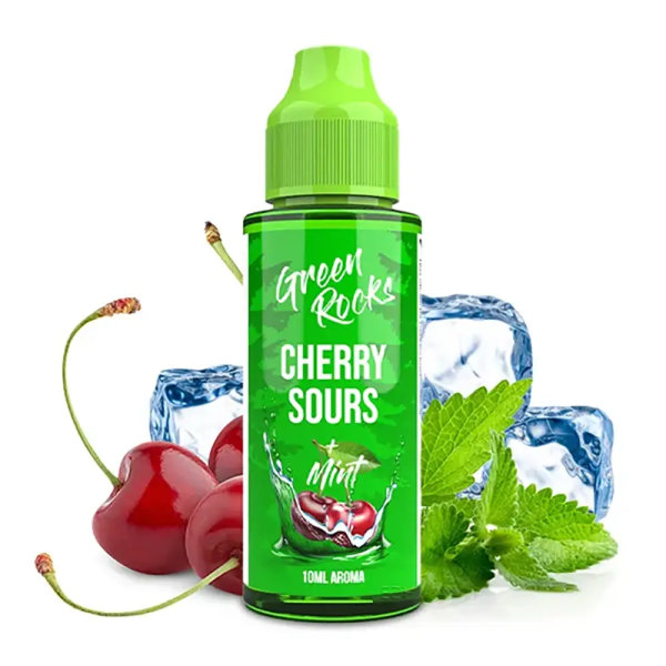 Green Rocks by Drip Hacks Cherry Sours 10ml in 120ml Flasche