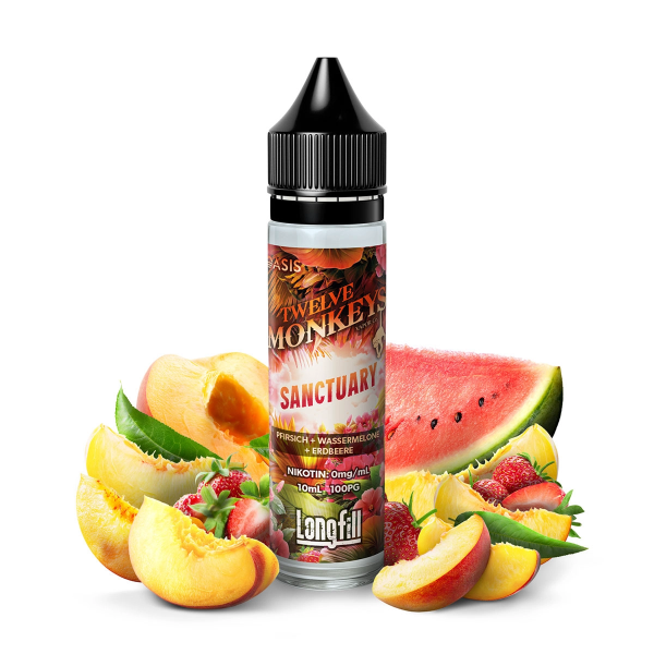 Twelve Monkeys Aroma Longfill - Sanctuary - 10ml in 60ml Flasche