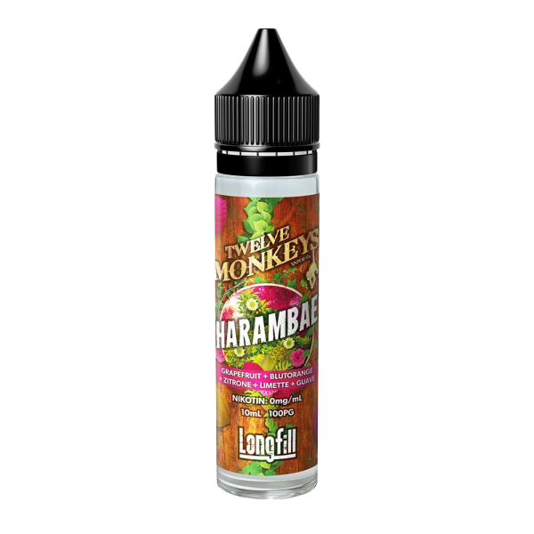 Twelve Monkeys Aroma Longfill - Harambae - 10ml in 60ml Flasche