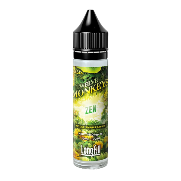 Twelve Monkeys Aroma Longfill - Zen - 10ml in 60ml Flasche