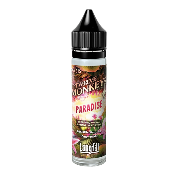 Twelve Monkeys Aroma Longfill - Paradise - 10ml in 60ml Flasche