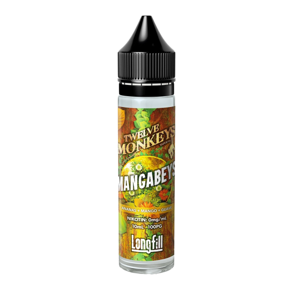 Twelve Monkeys Aroma Longfill - Mangabeys - 10ml in 60ml Flasche