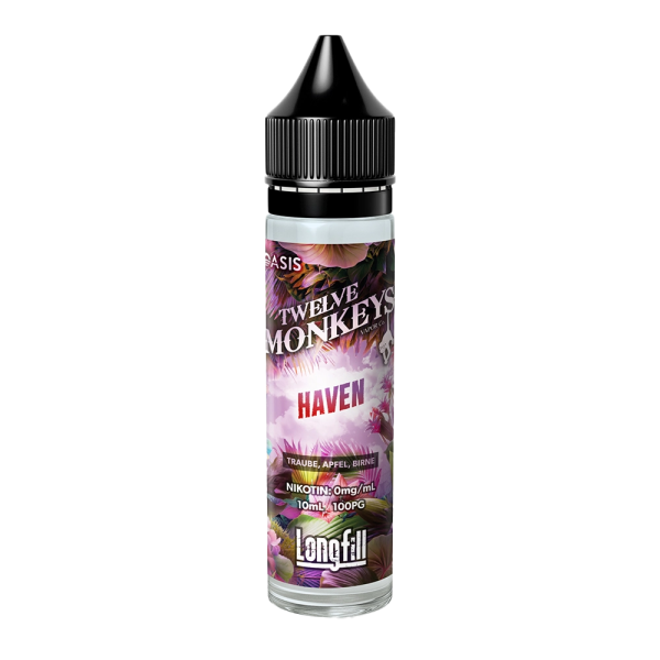 Twelve Monkeys Aroma Longfill - Haven - 10ml in 60ml Flasche