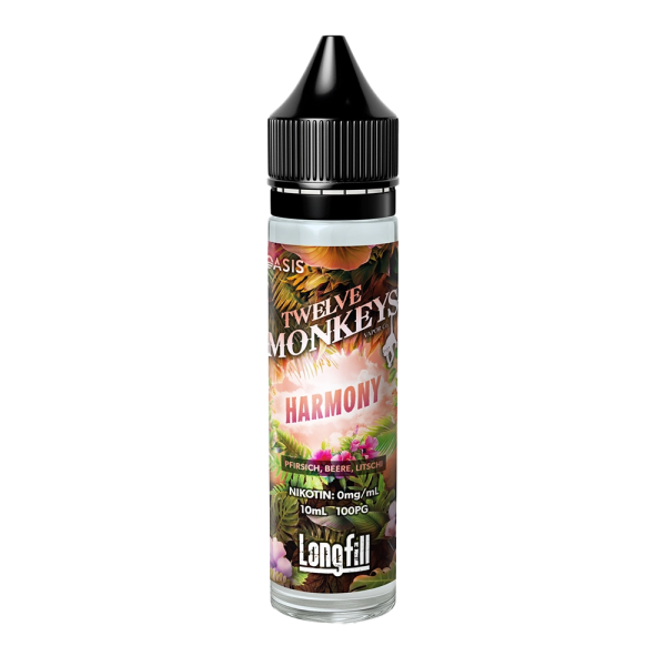 Twelve Monkeys Aroma Longfill - Harmony - 10ml in 60ml Flasche