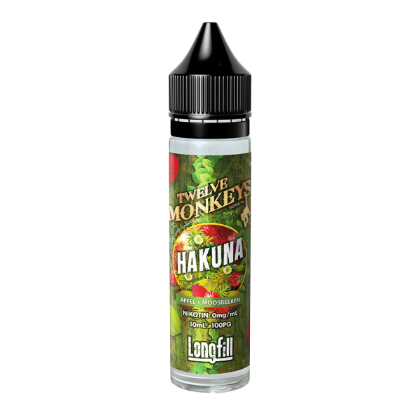 Twelve Monkeys Aroma Longfill - Hakuna - 10ml in 60ml Flasche