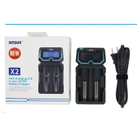 Xtar X2 – Ladegerät für Lithium Ionen 3,6-3,7V und Ni/MH