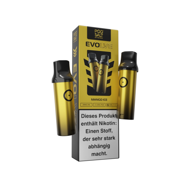 Pod Salt Evolve - Mango Ice 2x2ml Pod - 20mg/ml